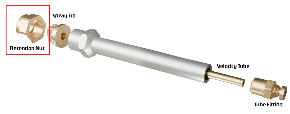 Retention Nut for Z-Series Nozzles